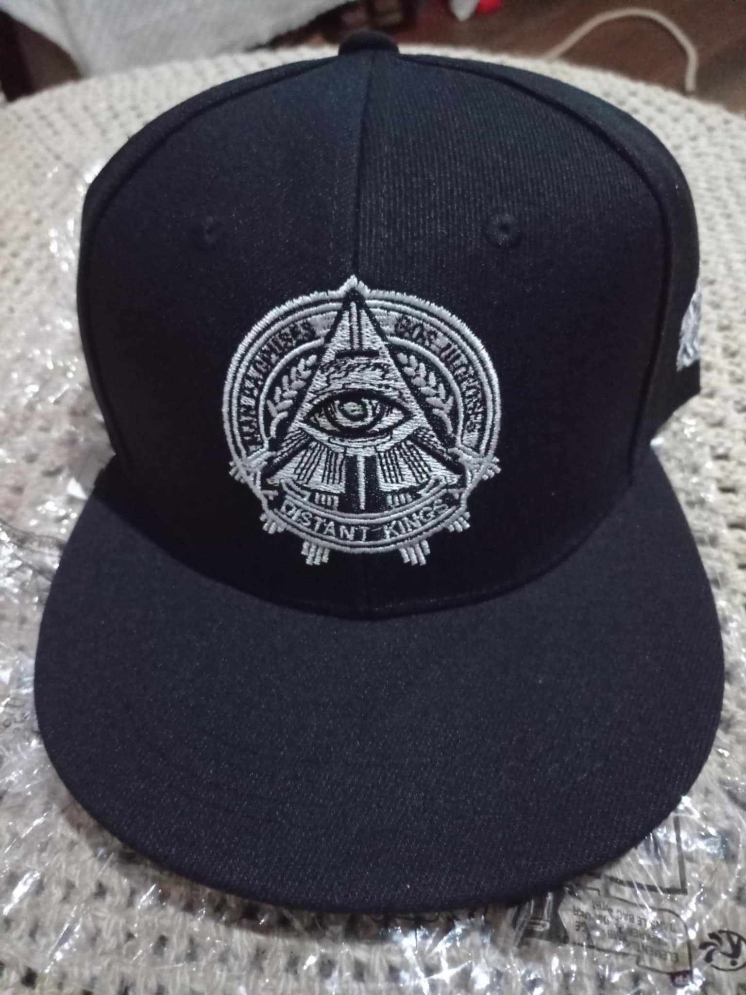 Motif de L'œil de Dieu Casquette de Baseball Pour Hommes Brodée Et Coupe-vent Avec Protection Solaire