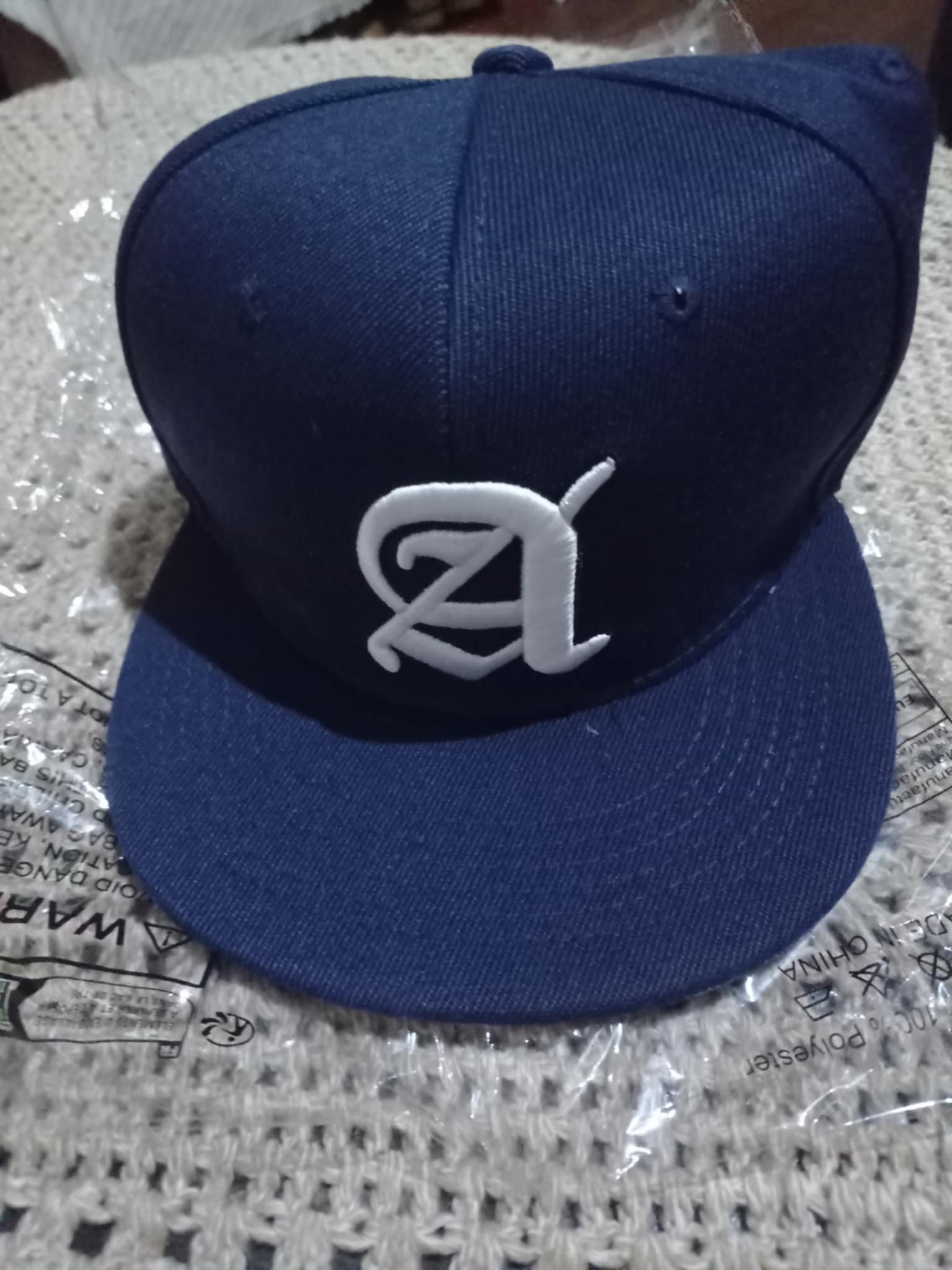 Casquette de Baseball Brodée Lettre A Gothique pour Hommes AR 1
